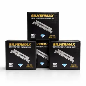 Silvermax Rasierklingen – 100 Stück | Platinum | Japan Steel