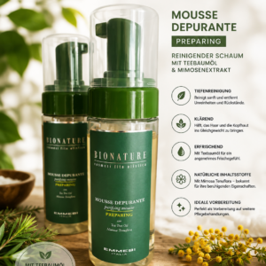 EMMEBI BIONATURE Mousse Reinigender Pflegeschaum mit Teebaumöl 150 ml