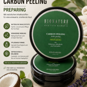 Emmebi BIONATURE Carbon Peeling Preparing – Aktivkohle-Peeling 300 ml