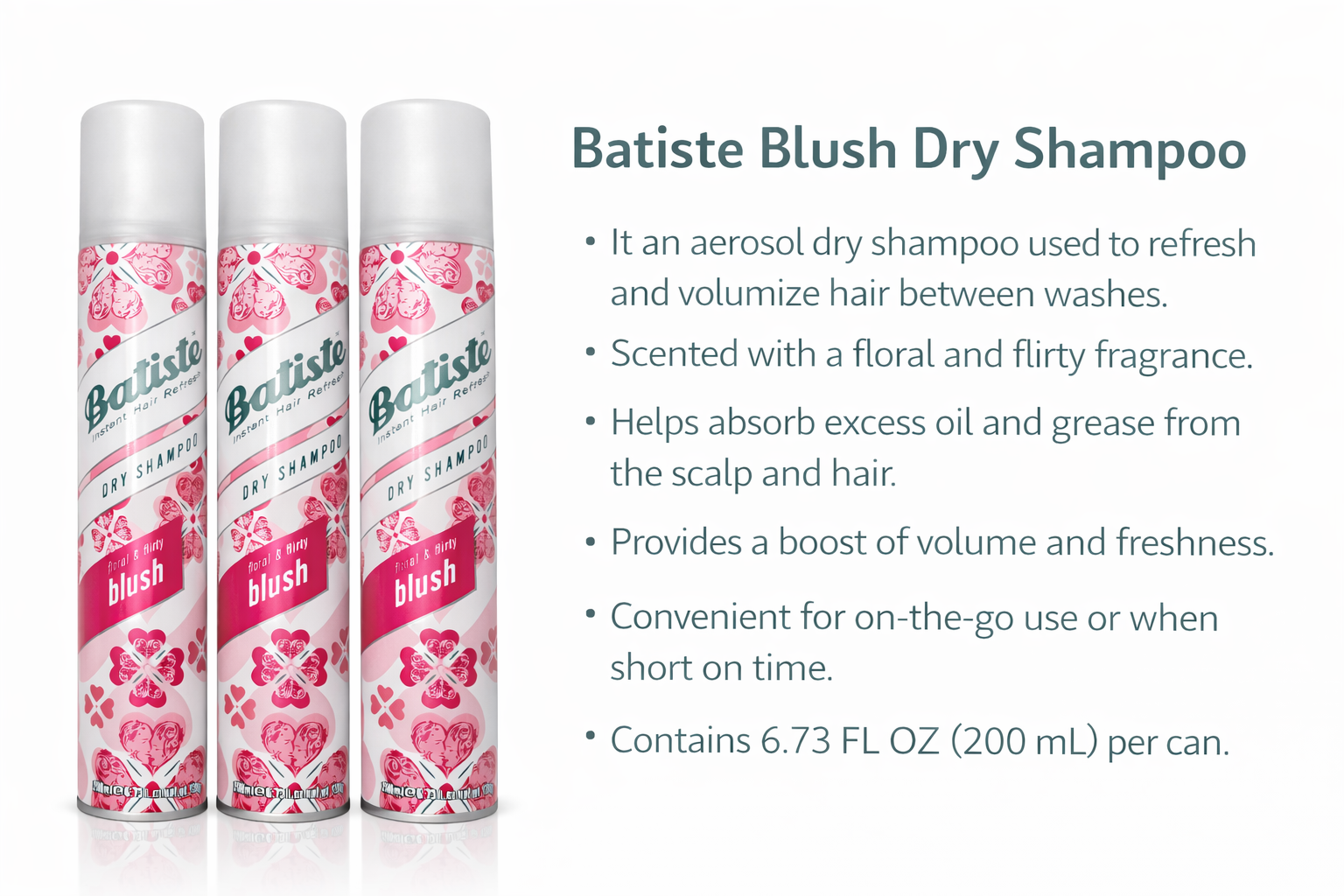 Batiste Blush Trockenshampoo 200 ml